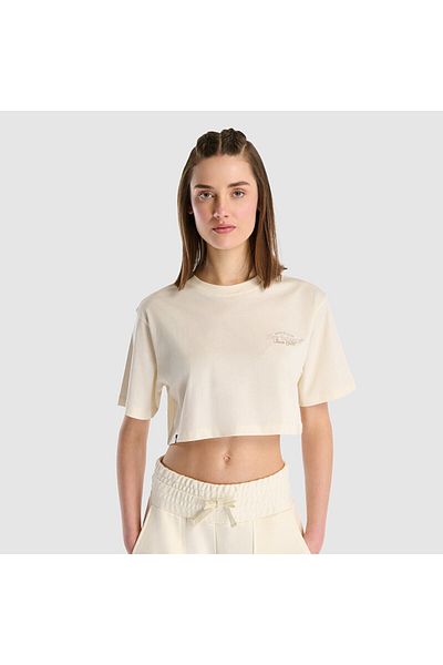 New Balance Wnt1506 Μπεζ Γυναικείο T-Shirt