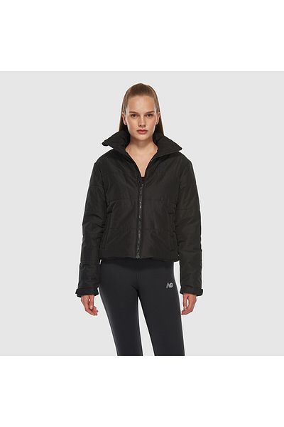 New Balance WNJ3427 Paltoane și veste negre pentru femei