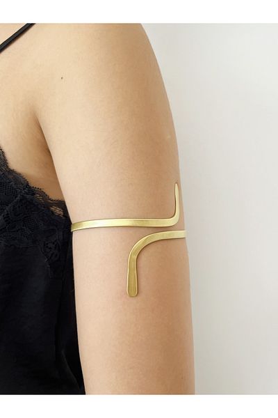 Sevilgülgünfinecrafts Non-tarnish Upper Arm Scale Bracelet