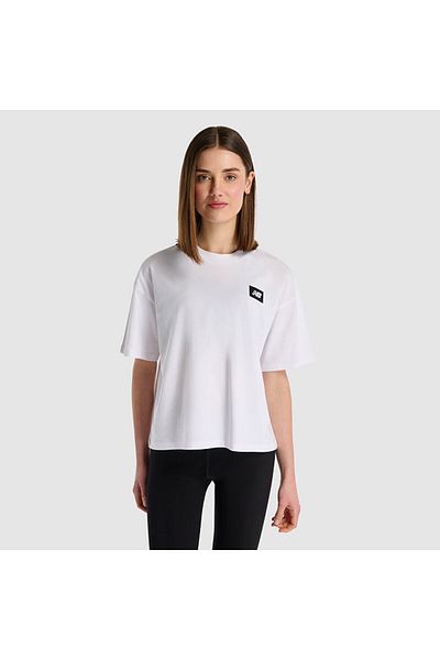 New Balance Tricou alb pentru femei Wnt1520
