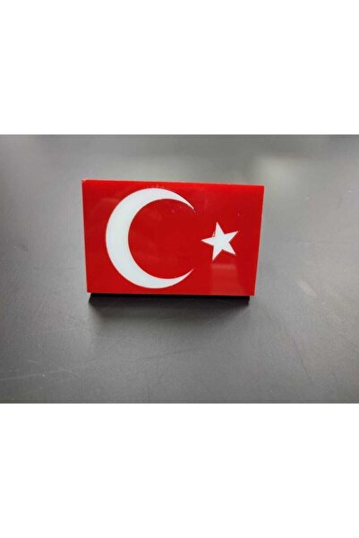 Teknotik Türk Bayrağı Pleksi Panjur Arması Vidalı