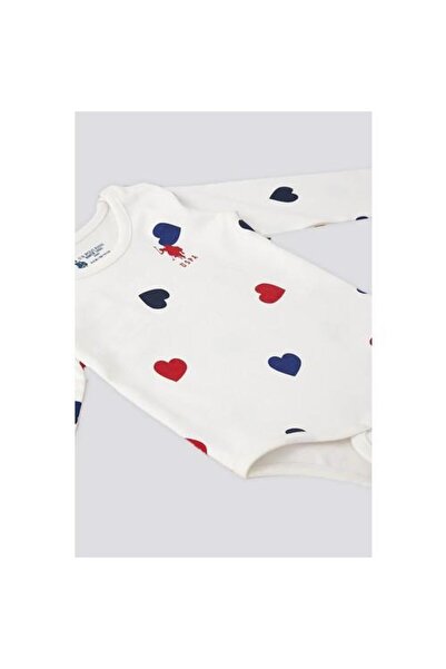 U.S. Polo Assn. Baby Girl 2-Piece Long Sleeve Body Set