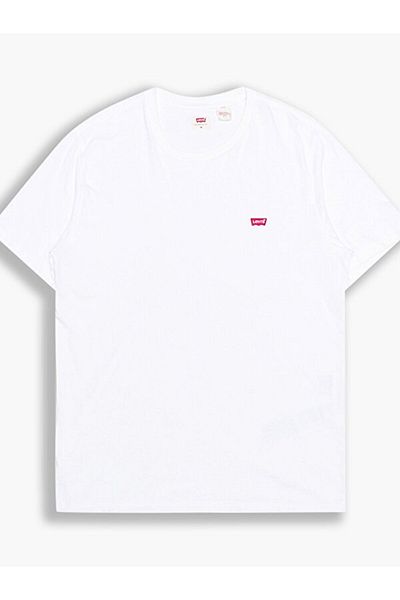 Levi's Ss Original Hm Tee Tr Βαμβακερό Λευκό Ανδρικό T-Shirt - 56605-0075
