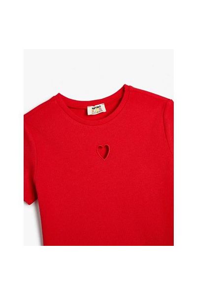Koton Red Women's T-Shirt 4SKG10054AK
