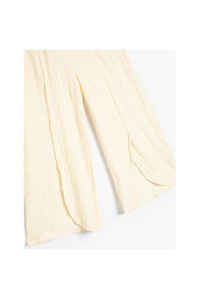 Koton Palazzo Trousers with Slit Detail and Elastic Waist