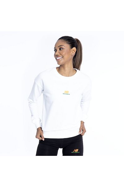New Balance Wnh1308 Hanorac alb pentru femei