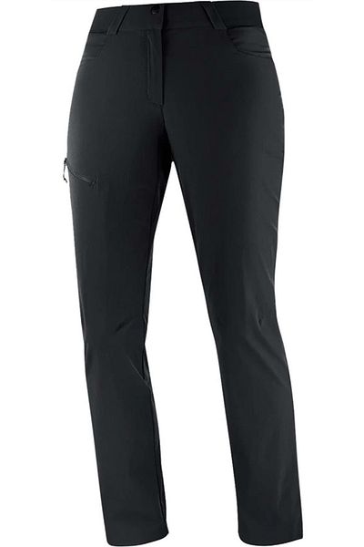 Salomon LC2214500 Wayfarer Γυναικείο παντελόνι για κάμπινγκ εξωτερικού χώρου ΜΑΥΡΟ