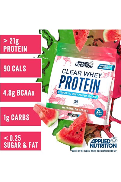 applied nutrition Clear Whey Isolate - Whey Protein Isolate, Watermelon, 875g - 35 Servings