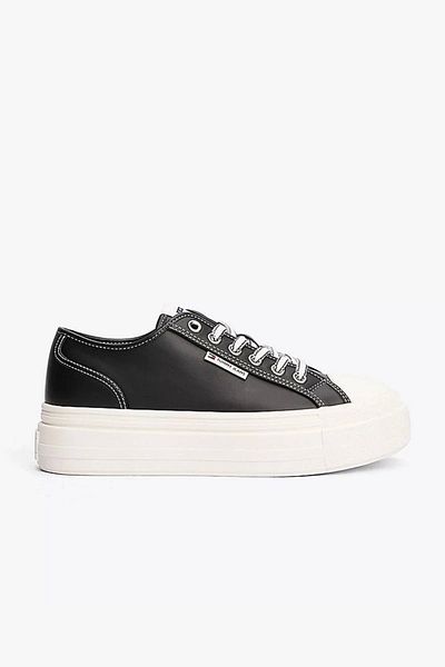 Tommy Hilfiger Pantofort negru pentru femei, cu șireturi, cu logo-ul mărcii, stil sport EN0EN02714-BDS