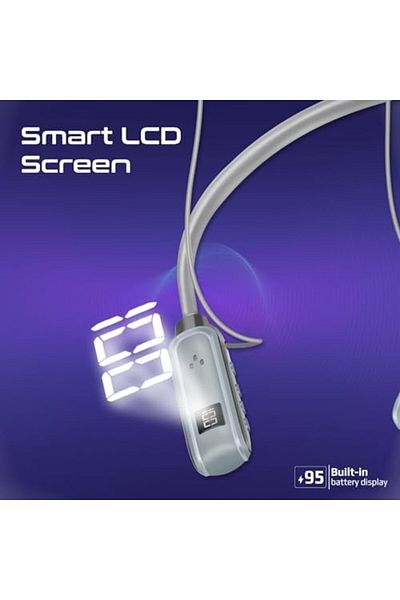 Promate Bluetooth Neckband Earphones, High-Fidelity Sweat-Proof In-Ear Neckband Earphones with Smart