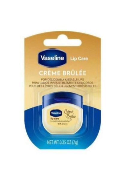 Vaseline Lip Care 7gm Brulee Yellow (64728) --- Vaseline Lip Therapy 7gm Brulee Yellow