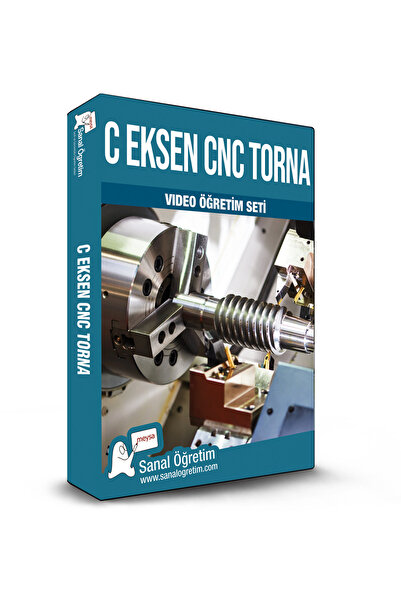 Sanal Öğretim C Eksen Cnc Torna Video Ders Eğitim Seti