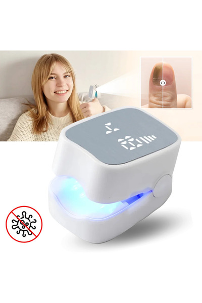 BUĞLEM Mantar Lazer Tedavi Ağrısız Şarj Edilebilir Uv Led Tırnak Cihaz Usb Şarj Mantar Tedavi