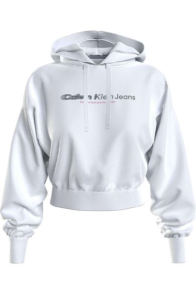 Calvin Klein سويت شيرت بقلنسوة بشعار Ck للسيدات