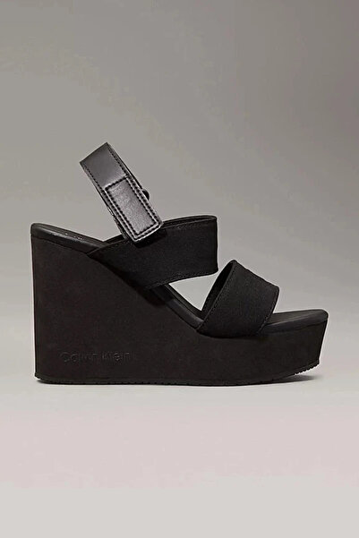 Calvin Klein WEDGE SANDAL WEBBING IN Kadın Sandalet YW0YW01790-0GJ