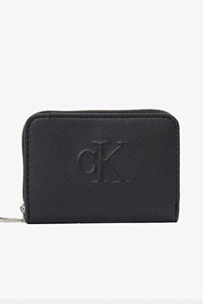 Calvin Klein محفظة بسحاب مع شعار منقوش LV04K1004GUB1 WALLET LV04K1004G UB1