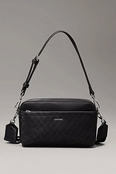 Calvin Klein CK MUST CONV CAMERA BAG_MONO Kadın Çapraz Çanta K60K613021-BEH