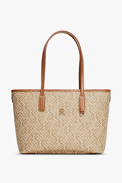 Tommy Hilfiger TH MONOPLAY LEATHER MINI TOTE Kadın Omuz Çantası AW0AW17415RBT