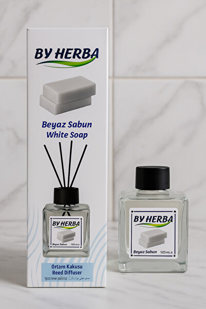 By Herba BEYAZ SABUN KOKULU ÇUBUKLU ODA KOKUSU