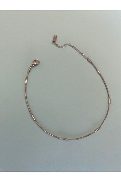 stainless steell Minimal Dorika Silver Colored Anklet