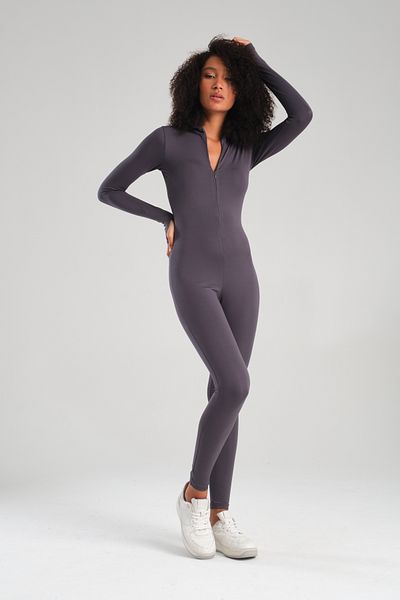 Zula Moda Women's Hijab Swimsuit Long Sleeve Jumpsuit / Pool Sea Swimmer Swimsuit Jumpsuit