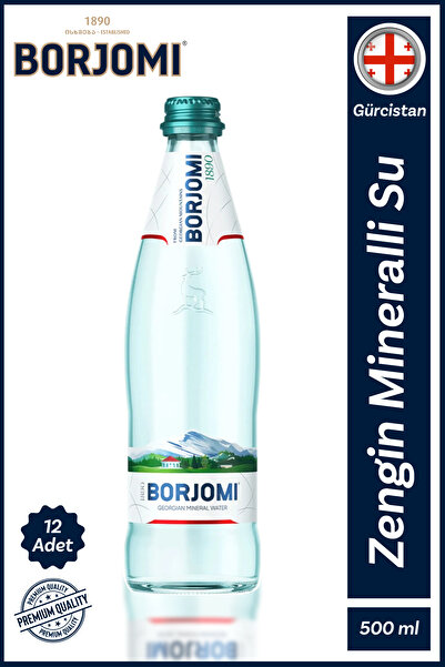 borjomı 1890 Borjomi Doğal Zengin Mineralli Su 12x500ml