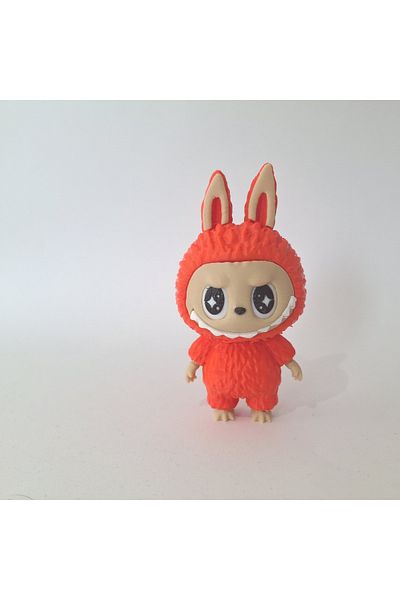 3D Bakkal Labubu Figure Red Toy Standing 9cm