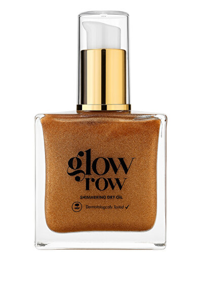 Glow row زيت جاف لامع - زيت جاف متعدد الاستخدامات للوجه والجسم والشعر - زيت ن...