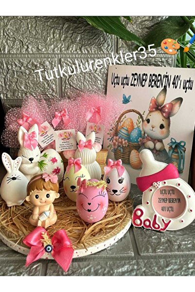 tutkulu renkler35 40 Kırk Uçurma Sepeti/Baby shower /Bebek Hediyelik /teyze S...