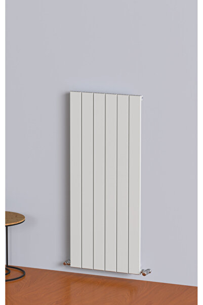 AEON Hestia Alüminyum Dikey Radyatör 1250 X 540 Kırık Beyaz 6 Dilimli