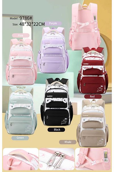 My Easy Shop Schoolbag korean style kawai multi-compartment