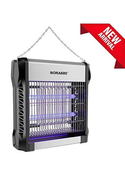 sonashi صاعق حشرات كهربائي ٢٠ واط - سهل الاستخدام والتركيب | أنبوبان للأشعة فوق البنفسجية - SIK-712N