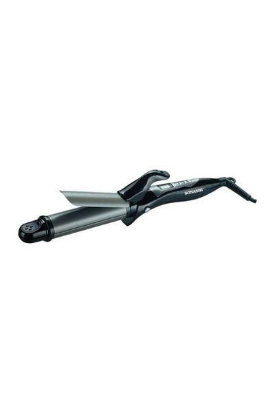 sonashi 2-in-1 Hair Curler And Straightener with Ceramic Coated Barrel LED Display