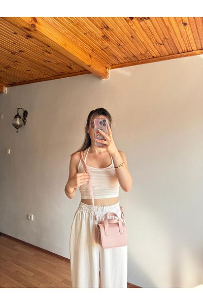 emelimin Nina Model Pink Women's Hand and Shoulder Bag