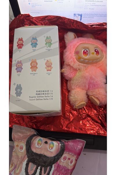 Innovate Store Labubu Surprise Package the Monsters Have a Seat -3 Labubu Keychain-Vinyl Plush-3 Blind Box