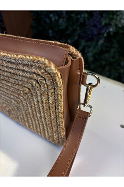 MaVaux Чанта клъч Soho Wicker Look от кожена смес