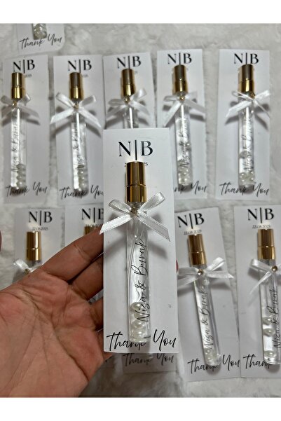 MODA Düğün nişan kına organizasyon hediyelik incili Kolonya şişeleri 20 adet