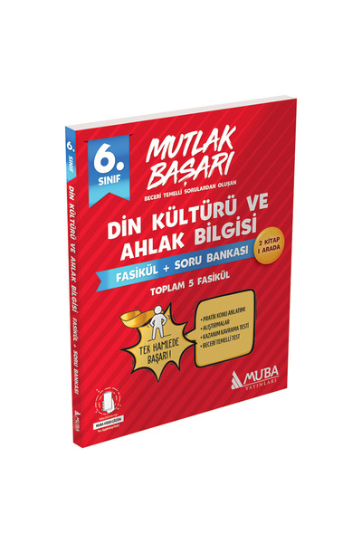 Muba Yayınları MB 6.Sınıf Din Kültürü Fasikül + Soru Bankası