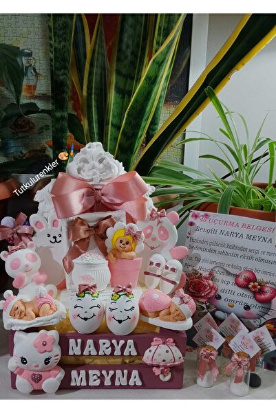 Tutkulu renkler 40 uçurma sepeti/kırk uçurma sepeti/bebek hediye sepeti