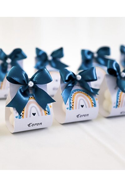 Bernami Sözdekor Promise, Henna, Birth, Birthday, Box Decorated Candle - 15 P...