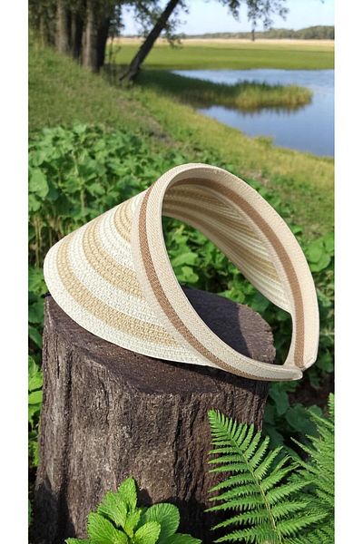 BY SCK Women's Straw Hat Summer Beach Hat Premium Quality - Visor Hat