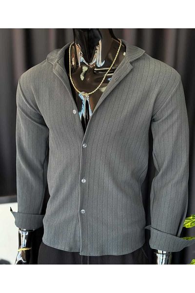 ALİ.COM Grikrep2025 New Season Long Sleeve Shirt