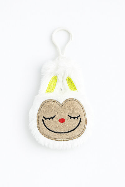 Nerth Labubu Cute Plush Keychain White