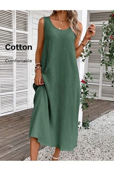 PLA CLOTHİNG Rochie de vară din in