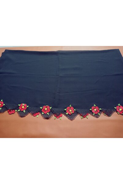 hoaryage Ручна робота Важка вишивка голкою Накидка для молитви, накидка для мевлюту, накидка для імамського шлюбу Креп-тканина