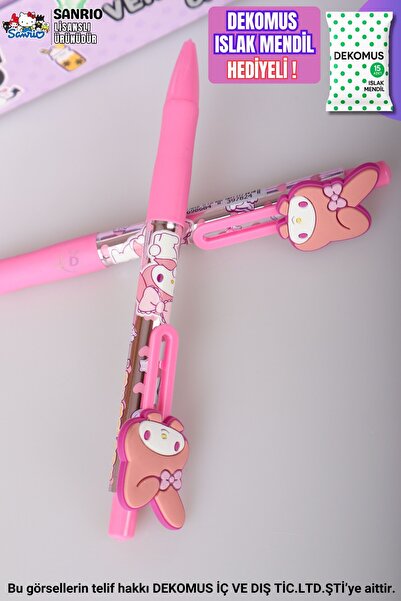 MY MELODY "DEKOMUS ISLAK MENDİL HEDİYELİ" LİSANSLI MY MELODY "TEKLİ" SHINNY V...