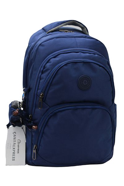 Bevitton Ученическа раница от водоустойчив плат 2100 Navy Blue