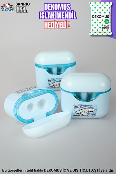 Cınnamoroll "Dekomus Wet Wipes Gifted" Licensed Cinnamorol "Single" Double Blade Pods/Headphone Design Stay