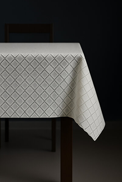 Soft Kare مفرش طاولة فاخر من القماش المشمع المطلي بطبقة شفافة من مادة PVC مقاوم للماء وقابل للمسح ومتين