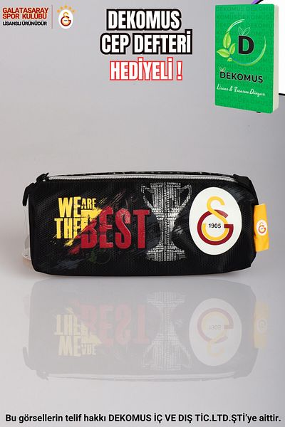 Galatasaray "Dekomus Pocket Notebook Gifted" New Season Licensed Pen Bag "Enough of Nobility"
